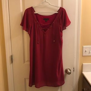 City studio maroon dress